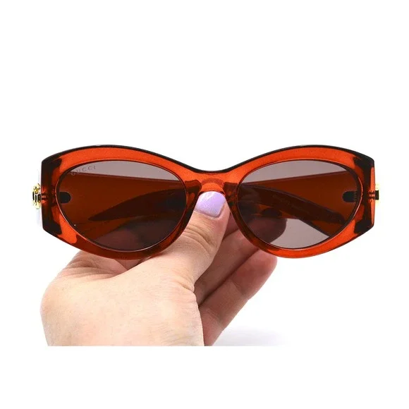 NEW GUCCI GG1401S 003 BURGUNDY BROWN AUTHENTIC SUNGLASSES - Picture 15 of 16